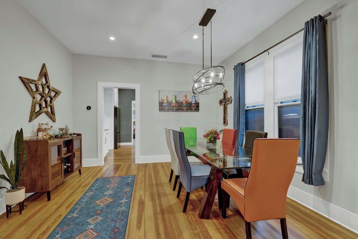 House, Multiple Beds, Pool Access, Pool View (381 Tolle St) | Dining