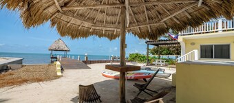Beach Front Home with Large Pool