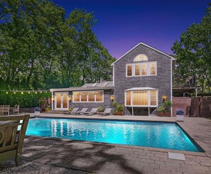 Pool - Perfection in Sag Harbor : 5 Bedrooms with saltwater pool  - walk to Beach (Sag Harbor)