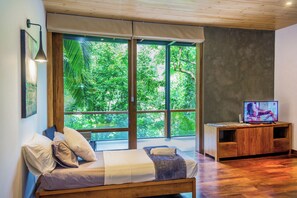 Chambre Triple, balcon, vue montagne