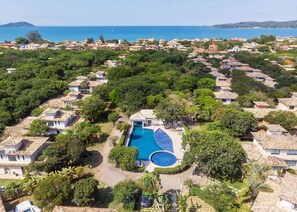 Aerial view - Bz37 Casa com Piscina a 200M da praia (Buzios)