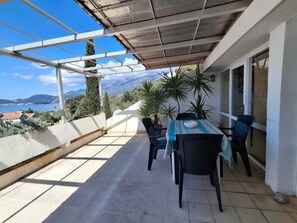 Family Apartment, Non Smoking, Sea View | Balcony view