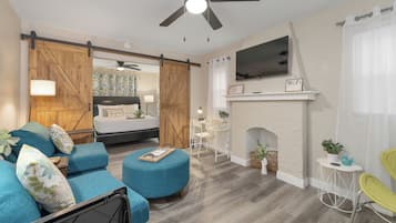 1 bedroom, desk, iron/ironing board, free WiFi