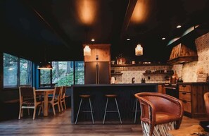 Dining - Old Creek Cabin, by @To_Dwell_Here (Lake Arrowhead)