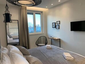 Classic Twin Room, Partial Sea View | Balcony view