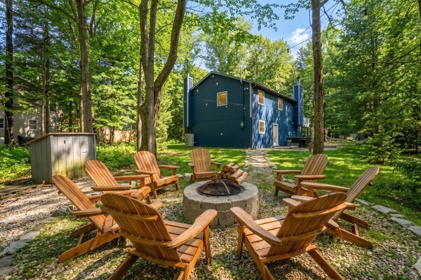 Welcome to your Poconos sanctuary. A whole two-story house just for you! 🌲