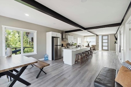 Interior. Modern Lakehouse and Guest home with Partial Lake View