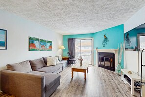 TV, DVD player, books