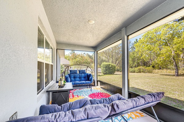 Ocala Vacation Rental | 3BR | 2BA | 1,549 Sq Ft | Small Step to Enter