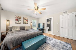 2 habitaciones, escritorio, wifi gratis y ropa de cama