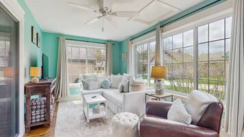 TV, foosball, table tennis