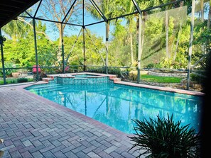 Outdoor pool, a heated pool - Tropical 2BR Oasis w/ Pool/Kayaks/Bikes/Grill (STUART)