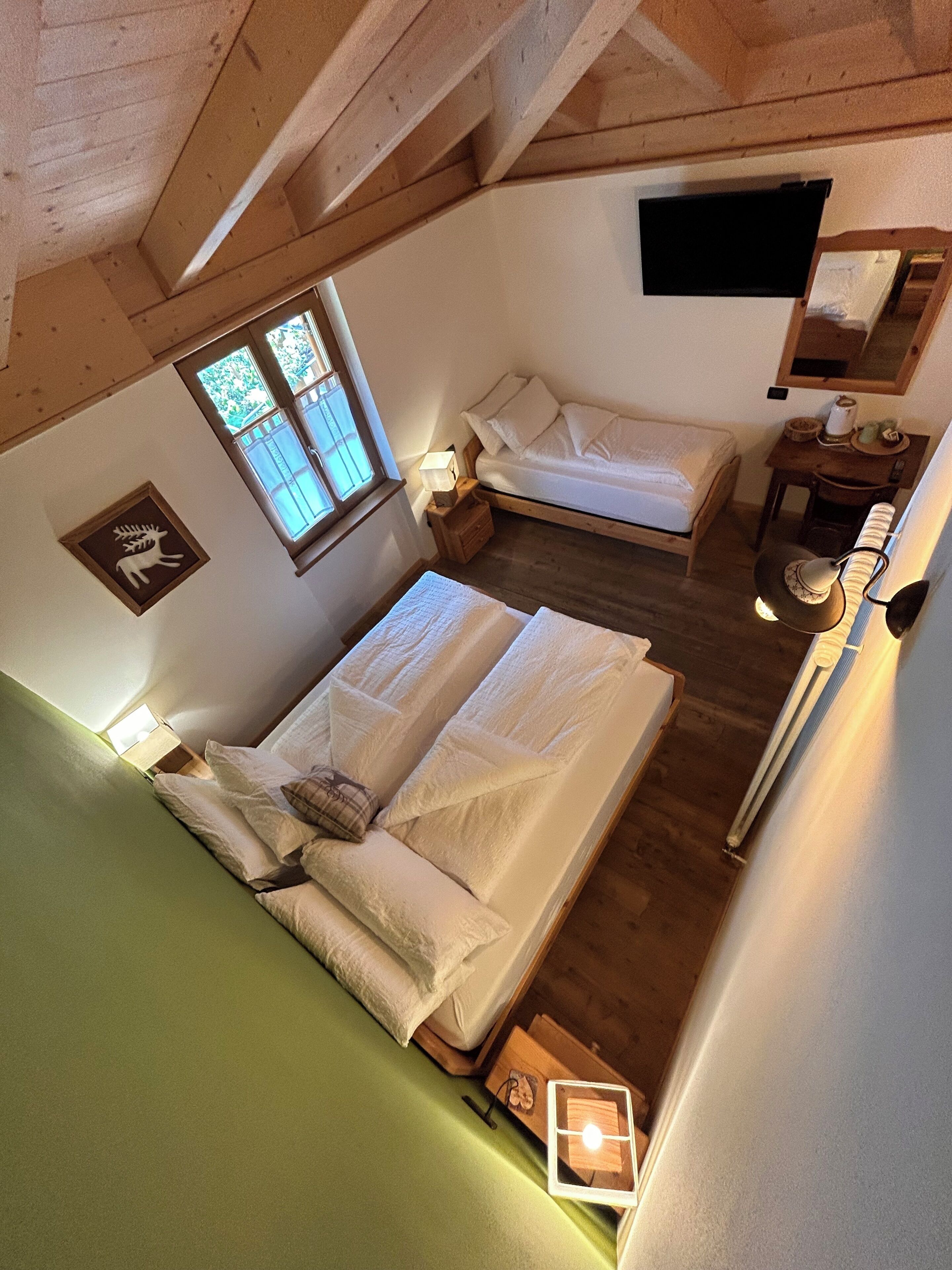 Comfort Triple Room, Valley View | Desk, laptop workspace, blackout drapes, free WiFi