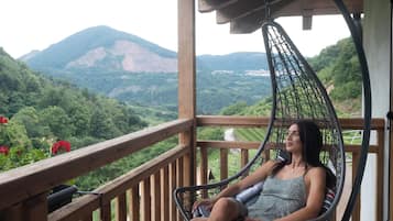 Superior dubbelrum - utsikt mot vingÄrd | Skrivbord, arbetsyta för laptop, mörklÀggningsgardiner och gratis wi-fi