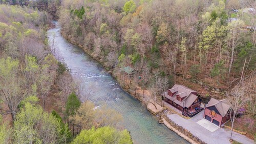 WATER FRONT home with HOT TUB