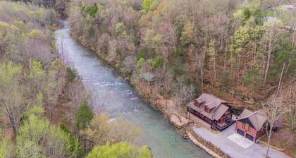 WATER FRONT home with HOT TUB