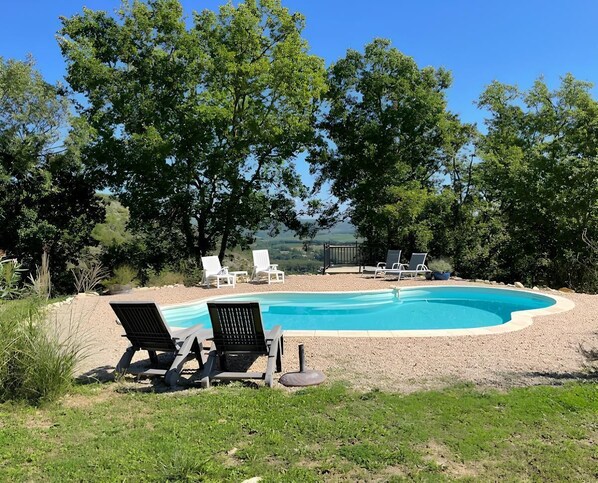 A heated pool - Le Soupadou - ALBAS - Gîte (ALBAS)