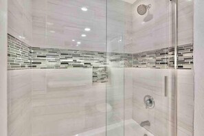 Shower, hair dryer