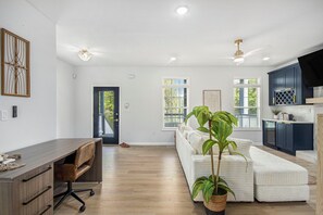 TV connectée, cheminée