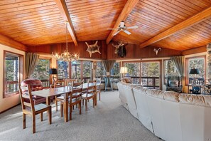 TV connectée, cheminée, jeux vidéo, lecteur de DVD