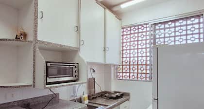 Comfortable Apartment 350m from Praia dos Sonhos Itanhaém