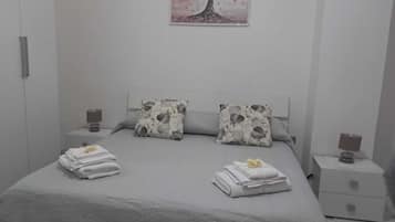 1 bedroom, travel crib, free WiFi, bed sheets