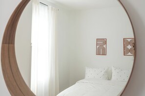 2 dormitorios, tabla de planchar con plancha, wifi y ropa de cama