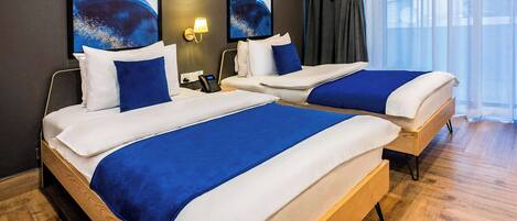 Camera Deluxe, 2 letti singoli, fumatori (Living Room)