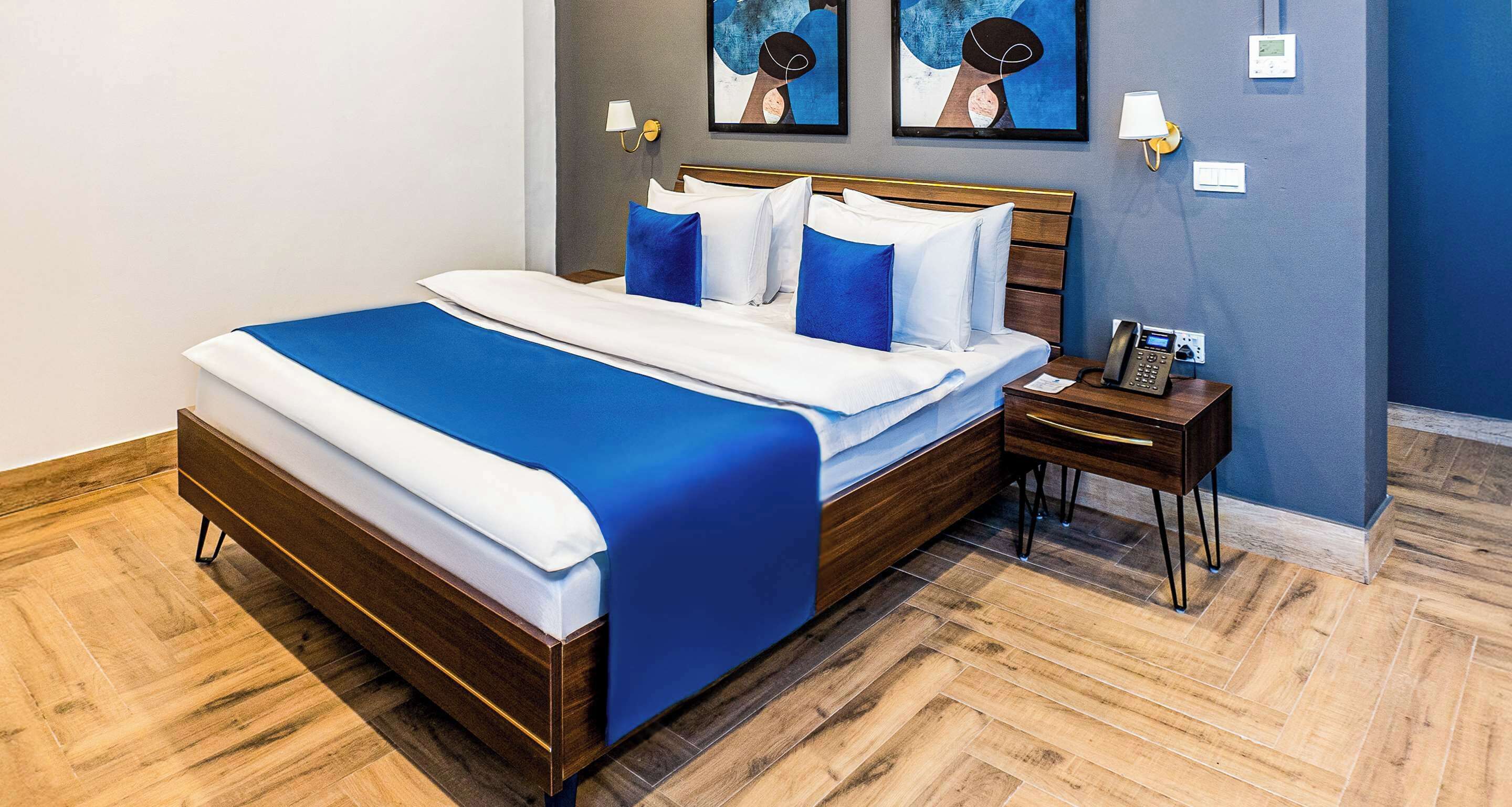 Suíte luxo, 1 cama King, para fumantes, vista para a montanha