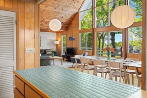 Dining - Waterfront Retreat - Tucked in the Woods, Private Dock, Dog-Friendly, Accessible (Wareham)