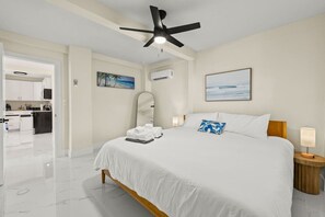 2 bedrooms, iron/ironing board, free WiFi, bed sheets