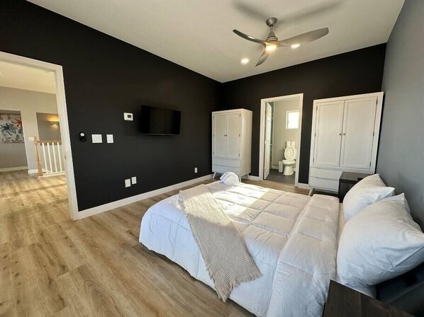4 chambres, bureau, Wi-Fi gratuit, draps fournis