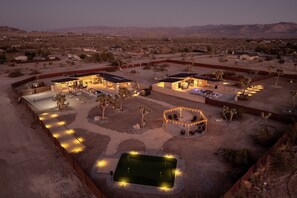 Exterior - Sage - Tulum Retreat w/ Pool, Pickleball, & Spa (Yucca Valley)