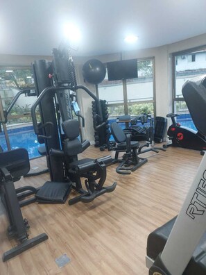 Fitness facility - Flat Rio Luxe – Near Barra and Recreio (Jacarepaguá Rio de Janeiro)