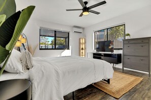 1 chambre, fer et planche Ă repasser, Wi-Fi, draps fournis