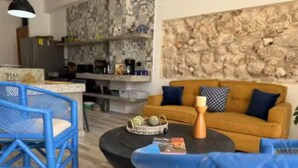 Living area - Elegant home a few steps from the Malecon (Progreso)