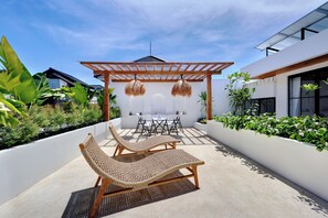 Terrasse sur le toit