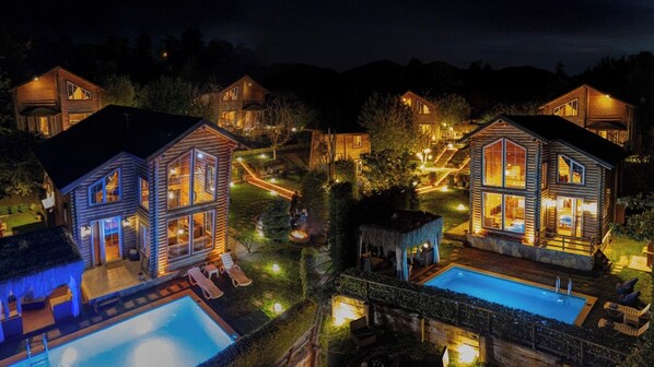 Blick von der Unterkunft