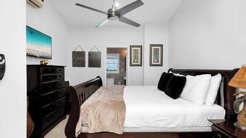 2 bedrooms, iron/ironing board, travel crib, WiFi