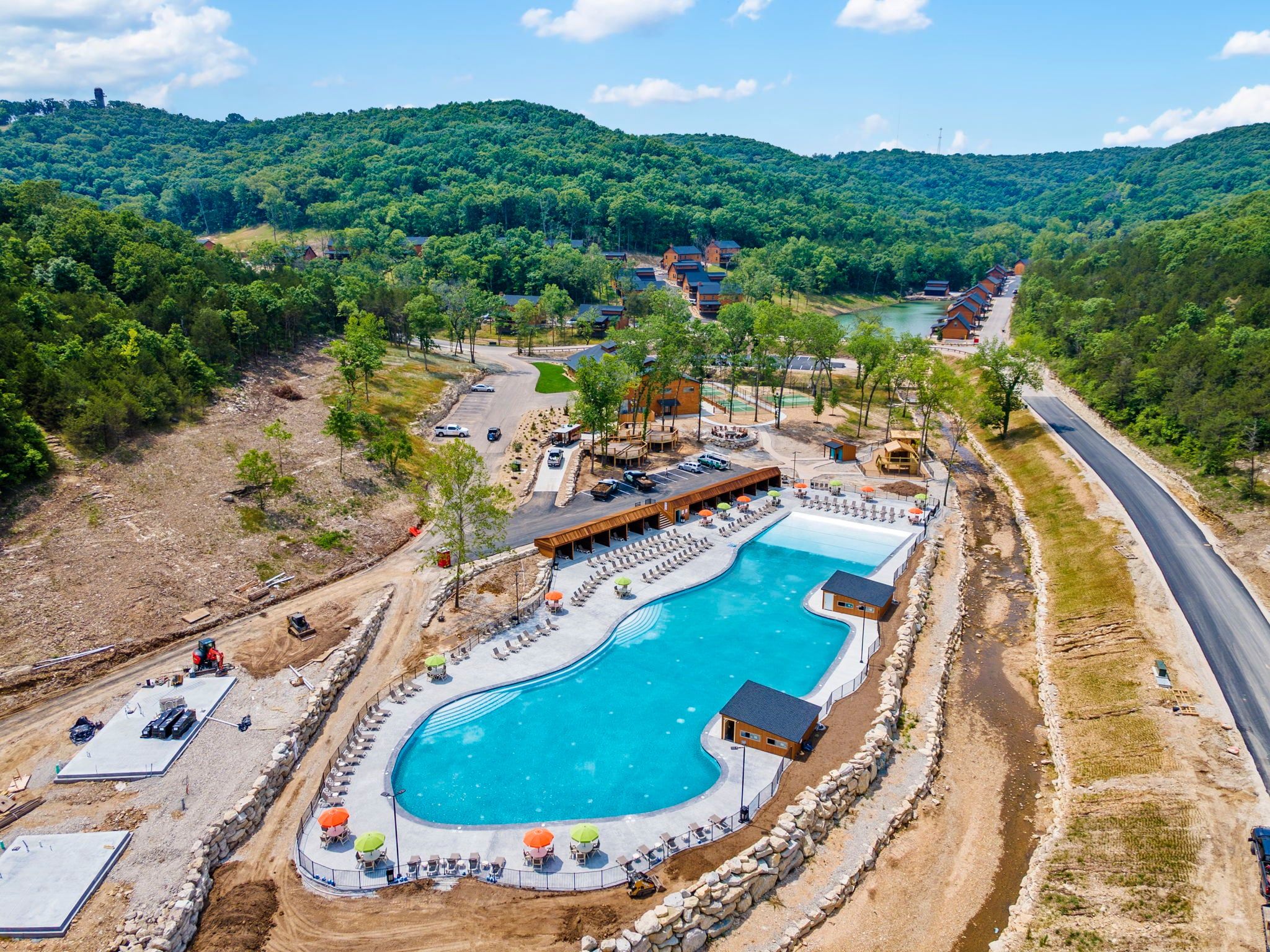 Una piscina techada