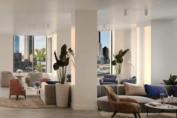 Interior - Blueground | Greenpoint, pool & w/d, nr park (New York)