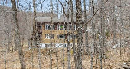 Cozy 1970's retro ski duplex w/ mountain views, balcony, TV, wifi, w/d, kitchen