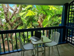 Deluxe-Zweibettzimmer, Terrasse | Blick vom Balkon