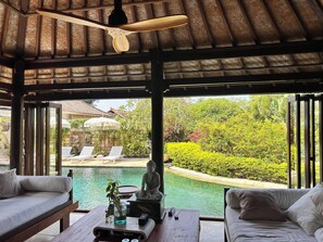 Interior - Charm villa with lush garden and peaceful retreat steps from the beach (Bali)