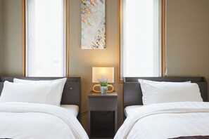 4 slaapkamers, een bureau, een strijkplank/strijkijzer, gratis wifi