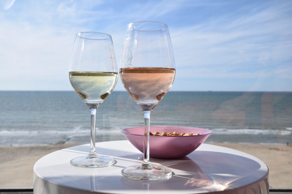 Enjoy a glass with an amazing view