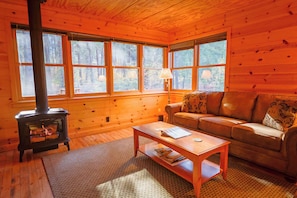 Télévision, cheminée