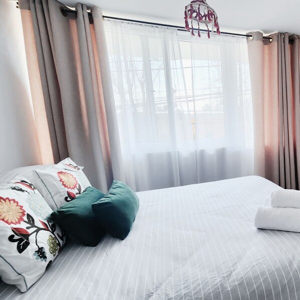 1 habitación, wifi y ropa de cama