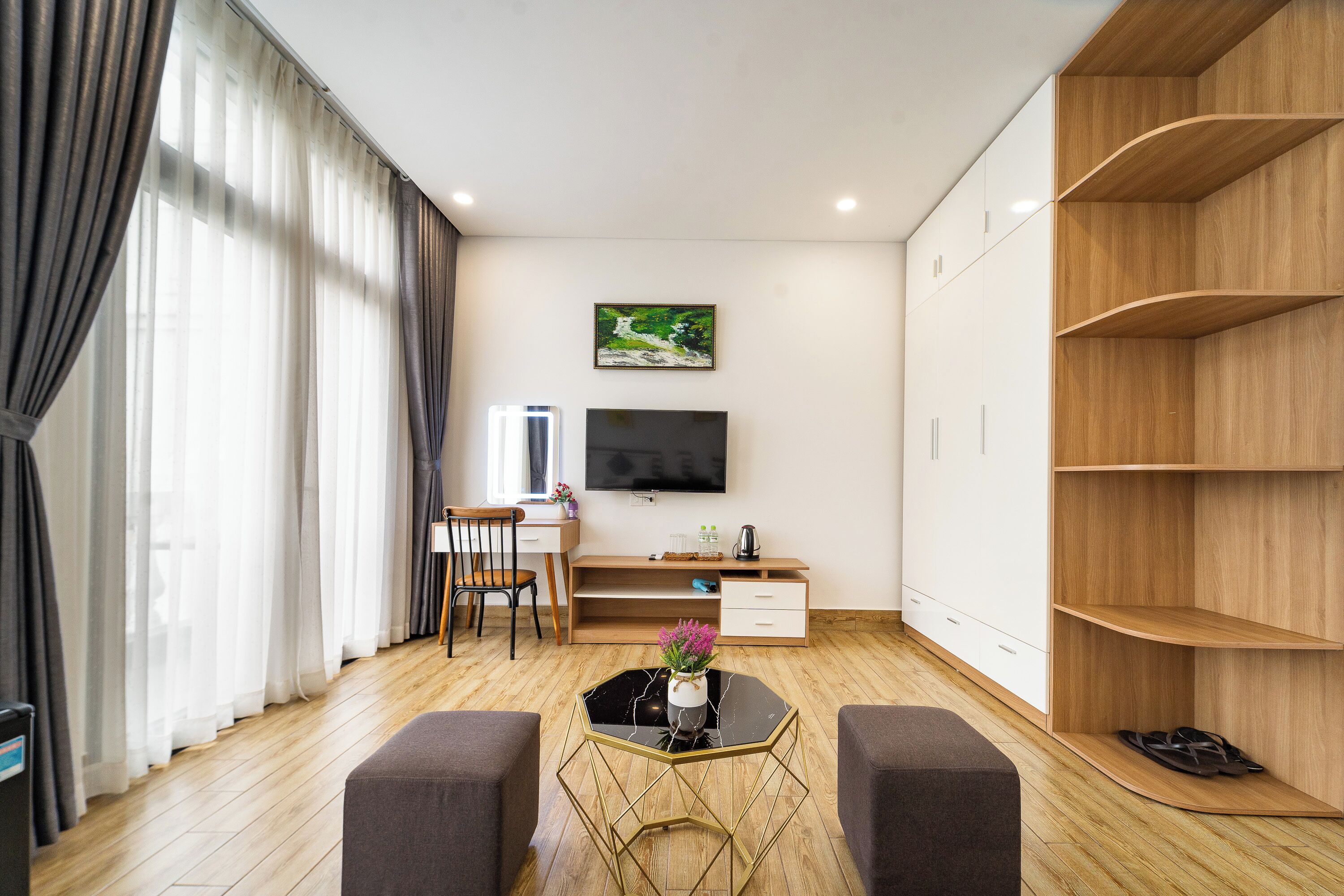 Family Quadruple Room | Iron/ironing board, bed sheets