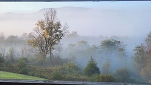 Utsikt fra overnattingsstedet